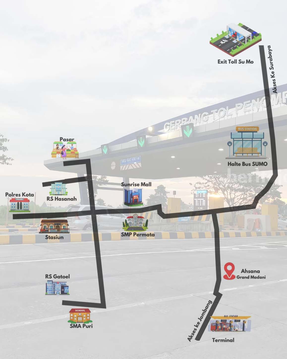 Gerbang Tol Mojokerto Surabaya Mobile
